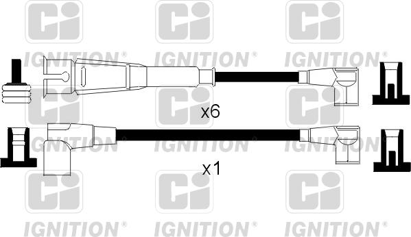 Quinton Hazell XC901 - Комплект проводів запалювання autocars.com.ua