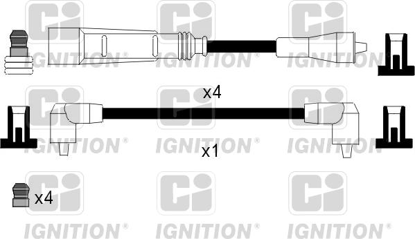 Quinton Hazell XC905 - Комплект проводів запалювання autocars.com.ua