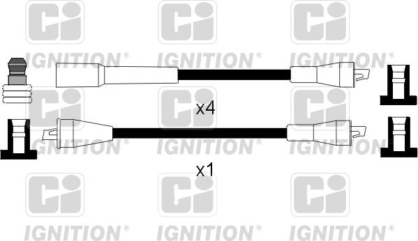 Quinton Hazell XC912 - Комплект проводов зажигания avtokuzovplus.com.ua