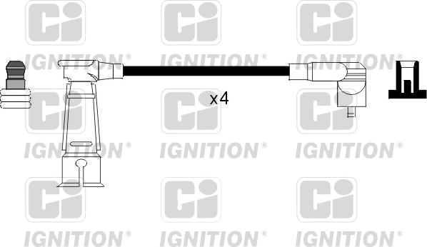 Quinton Hazell XC914 - Комплект проводів запалювання autocars.com.ua