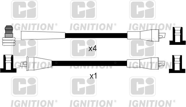 Quinton Hazell XC917 - Комплект проводов зажигания avtokuzovplus.com.ua