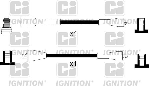Quinton Hazell XC931 - Комплект проводів запалювання autocars.com.ua