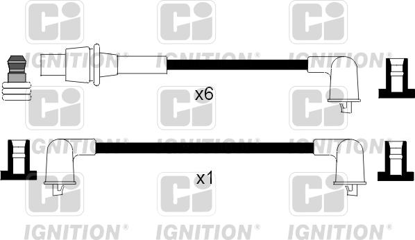 Quinton Hazell XC947 - Комплект проводів запалювання autocars.com.ua