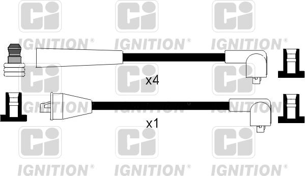 Quinton Hazell XC949 - Комплект проводов зажигания autodnr.net