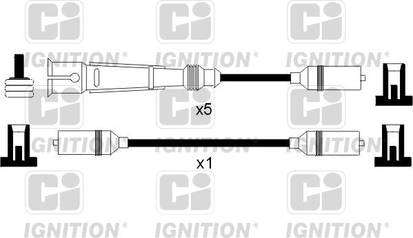 Quinton Hazell XC953 - Комплект проводів запалювання autocars.com.ua