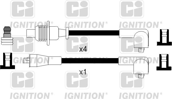 Quinton Hazell XC954 - Комплект проводов зажигания avtokuzovplus.com.ua