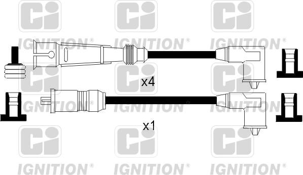 Quinton Hazell XC963 - Комплект проводов зажигания avtokuzovplus.com.ua