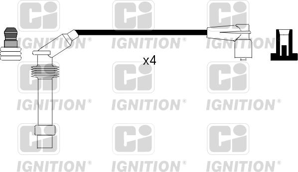 Quinton Hazell XC975 - Комплект проводів запалювання autocars.com.ua