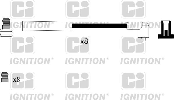 Quinton Hazell XC984 - Комплект проводів запалювання autocars.com.ua