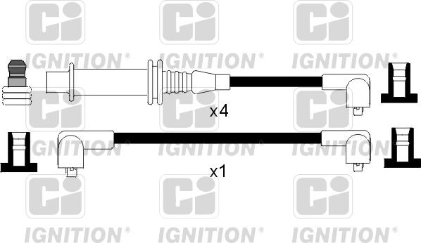 Quinton Hazell XC993 - Комплект проводов зажигания avtokuzovplus.com.ua