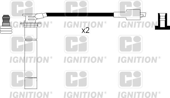 Quinton Hazell XC998 - Комплект проводов зажигания autodnr.net