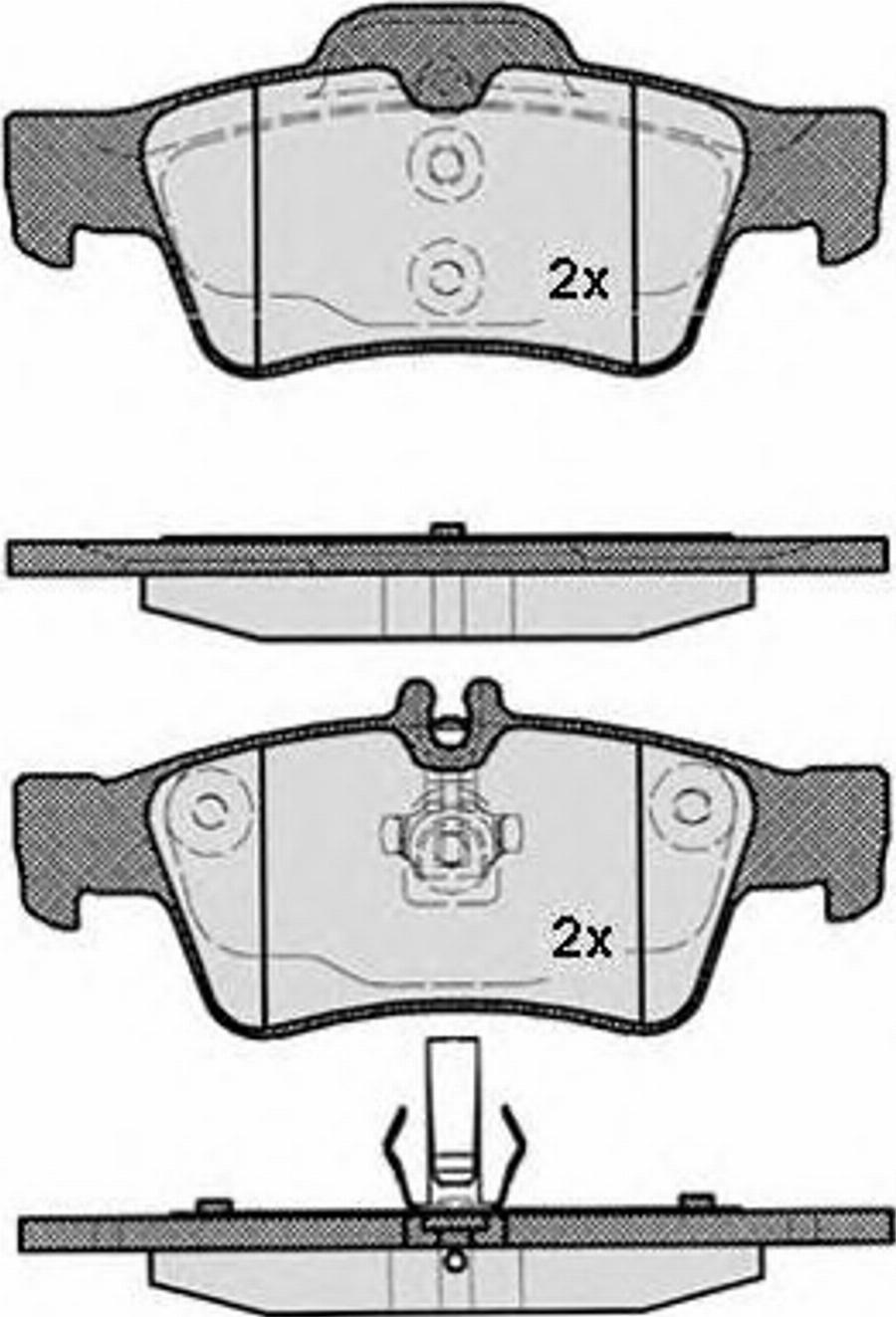 Raicam 8220 - Тормозные колодки, дисковые, комплект autodnr.net