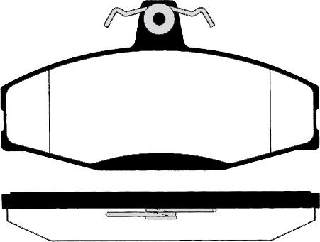 Raicam RA.0258.0 - Тормозные колодки, дисковые, комплект autodnr.net