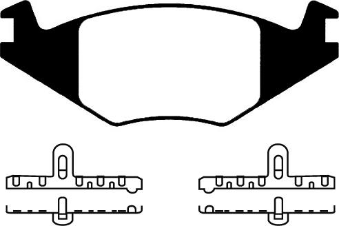 Textar 2088917324T4078 - Тормозные колодки, дисковые, комплект avtokuzovplus.com.ua