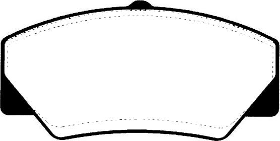 BENDIX 571336 - Гальмівні колодки, дискові гальма autocars.com.ua