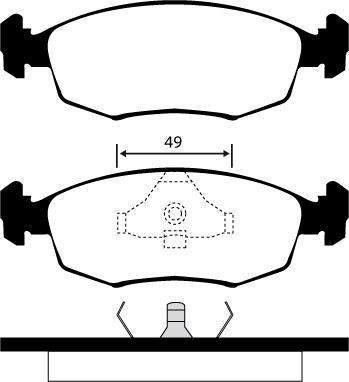 Raicam RA.0318.1 - Тормозные колодки, дисковые, комплект autodnr.net