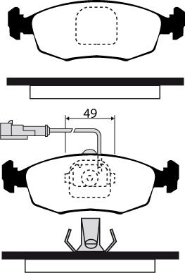 Raicam RA.0318.3 - Тормозные колодки, дисковые, комплект autodnr.net