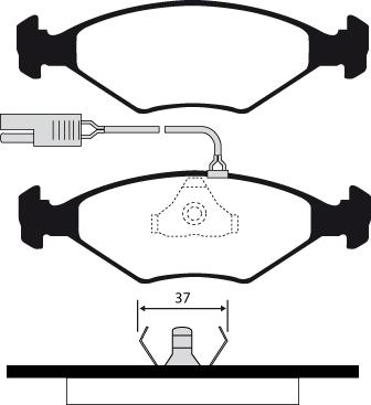 Raicam RA.0331.0 - Тормозные колодки, дисковые, комплект autodnr.net