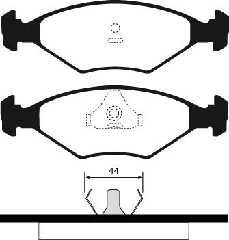 Raicam RA.0331.4 - Гальмівні колодки, дискові гальма autocars.com.ua