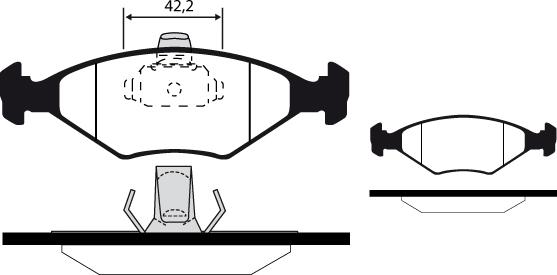 Raicam RA.0331.6 - Тормозные колодки, дисковые, комплект autodnr.net