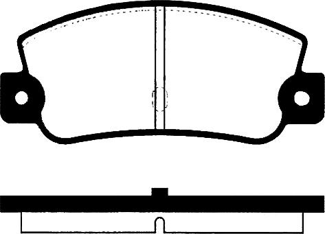 MGA MGA179 - Гальмівні колодки, дискові гальма autocars.com.ua