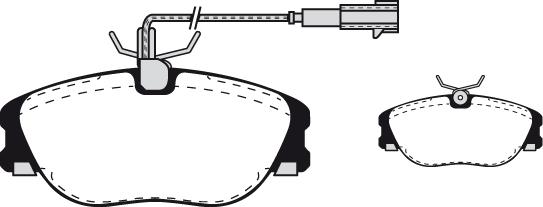 Raicam RA.0352.6 - Тормозные колодки, дисковые, комплект autodnr.net