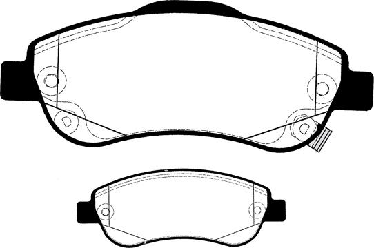 Raicam RA.0399.0 - Тормозные колодки, дисковые, комплект autodnr.net