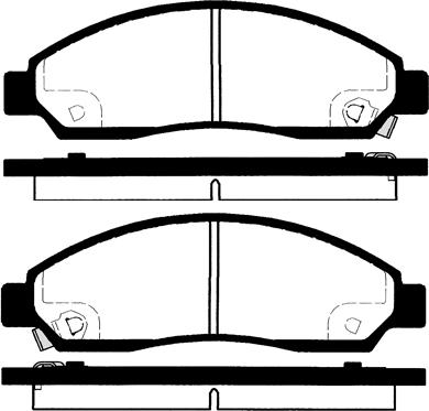 Raicam RA.0411.0 - Тормозные колодки, дисковые, комплект autodnr.net