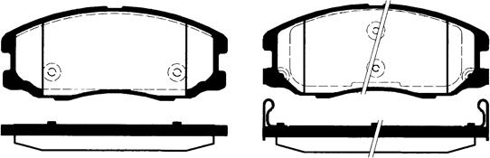 Raicam RA.0425.0 - Тормозные колодки, дисковые, комплект autodnr.net