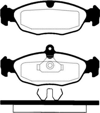 Finwhale V403 - Гальмівні колодки, дискові гальма autocars.com.ua