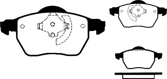 Raicam RA.0428.1 - Тормозные колодки, дисковые, комплект autodnr.net