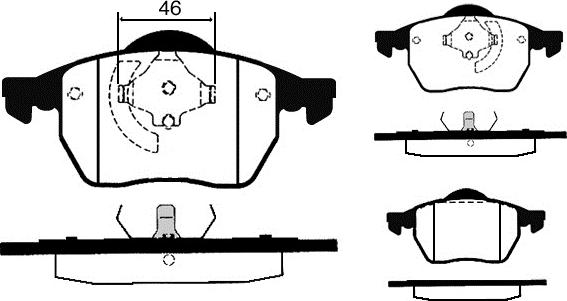 Raicam RA.0429.1 - Тормозные колодки, дисковые, комплект autodnr.net