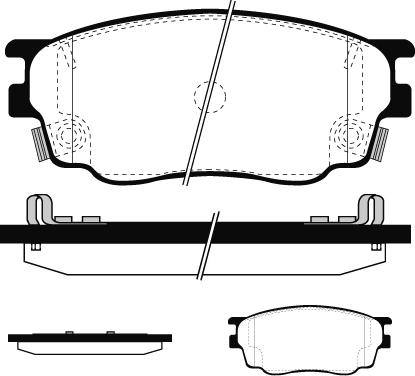 Raicam RA.0474.0 - Тормозные колодки, дисковые, комплект autodnr.net