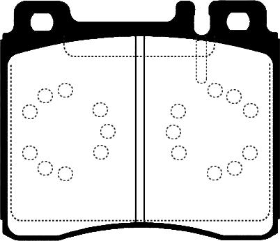 Raicam RA.0497.0 - Тормозные колодки, дисковые, комплект autodnr.net