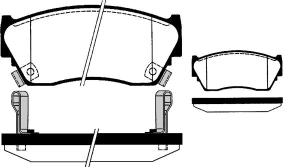 Raicam RA.0498.0 - Гальмівні колодки, дискові гальма autocars.com.ua