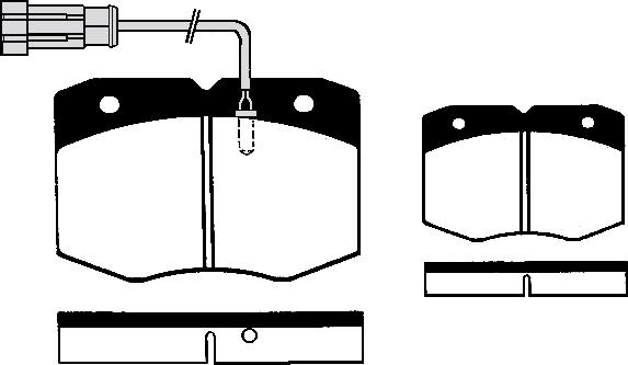 Raicam RA.0529.2 - Тормозные колодки, дисковые, комплект autodnr.net