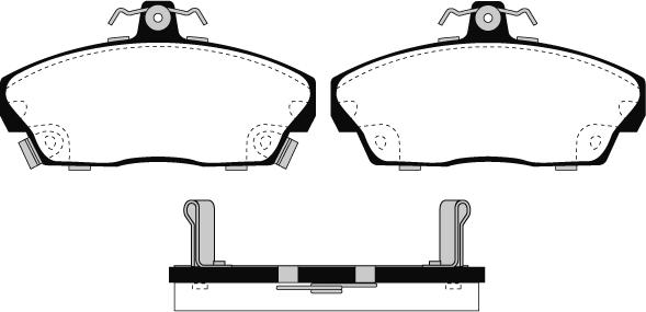 Raicam RA.0551.0 - Тормозные колодки, дисковые, комплект autodnr.net