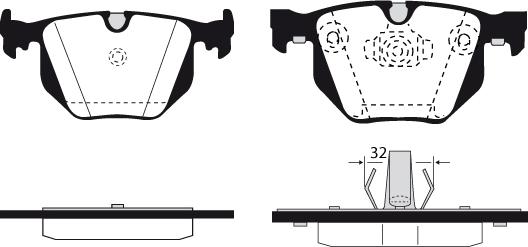 Raicam RA.0554.2 - Тормозные колодки, дисковые, комплект autodnr.net