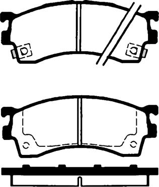 Raicam RA.0589.0 - Тормозные колодки, дисковые, комплект autodnr.net