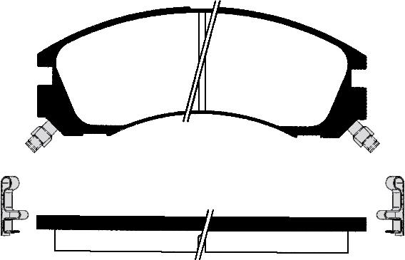 Raicam RA.0591.1 - Тормозные колодки, дисковые, комплект autodnr.net