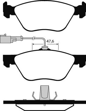 Raicam RA.0615.0 - Тормозные колодки, дисковые, комплект autodnr.net