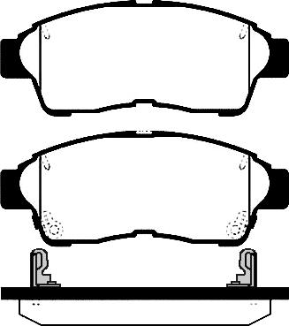 Raicam RA.0624.0 - Тормозные колодки, дисковые, комплект autodnr.net