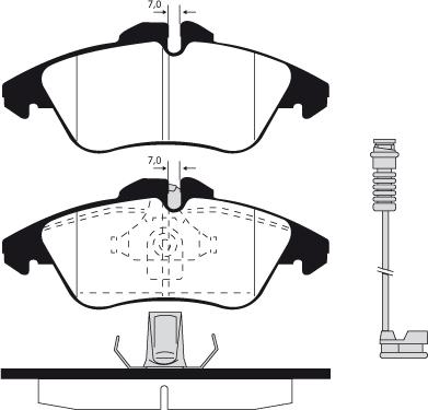 Raicam RA.0627.1 - Тормозные колодки, дисковые, комплект autodnr.net