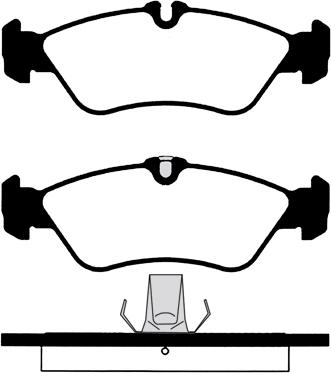 Mercedes-Benz N0024204020 - Гальмівні колодки, дискові гальма autocars.com.ua