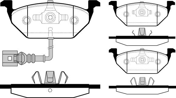 Raicam RA.0653.3 - Тормозные колодки, дисковые, комплект autodnr.net