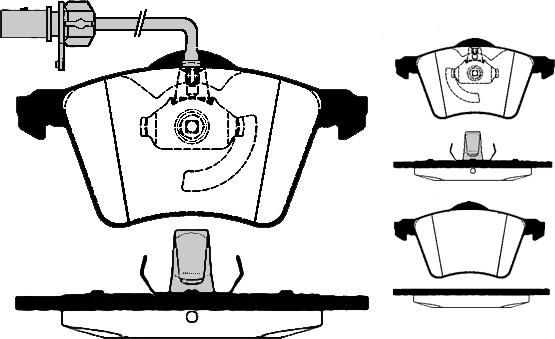 Raicam RA.0687.1 - Гальмівні колодки, дискові гальма autocars.com.ua