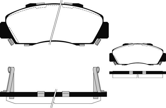 Raicam RA.0699.0 - Тормозные колодки, дисковые, комплект autodnr.net