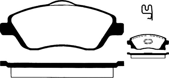 Raicam RA.0712.2 - Гальмівні колодки, дискові гальма autocars.com.ua