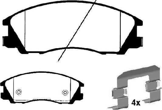 Raicam RA.0733.0K1 - Гальмівні колодки, дискові гальма autocars.com.ua