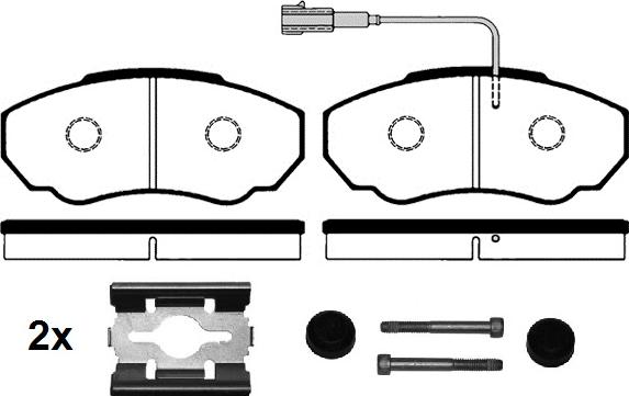 Raicam RA.0773.0K1 - Тормозные колодки, дисковые, комплект autodnr.net